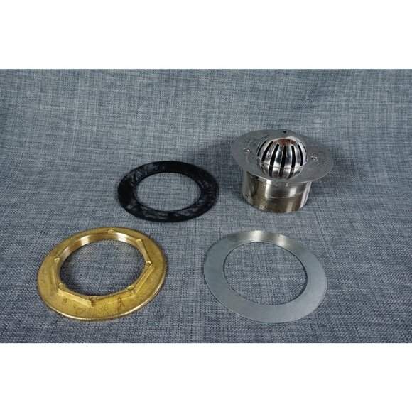 KOHLER Stainless Steel Beehive Grate Urinal Strainer K-9183-NA - Picture 2 of 10